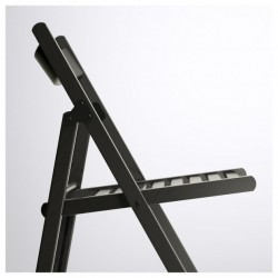 Фото6.Стілець розкладний, чорний TERJE IKEA 002.224.40